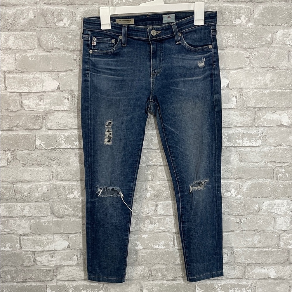 AG Adriano Goldschmied The Legging Ankle Distressed Jeans